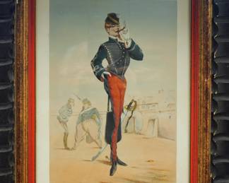 DRANER: FRENCH 1863 OFFICER LANCERS
