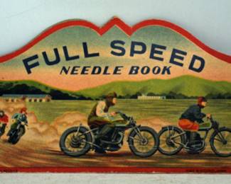 FULL SPEED NEEDLE BOOK WITH MOTORCYCLES