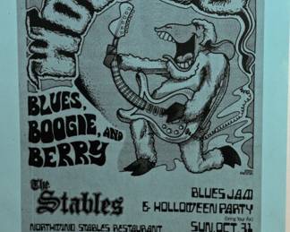 WOOLIES AT THE STABLES EAST LANSING ART BY PRESTON