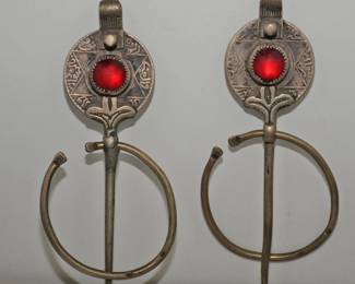 ANTIQUE MOROCCAN FIBULAS / BROOCH - BERBER CULTURE