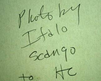 LISTED ARTIST PHOTOGRAPH BY ITALO SCANGO