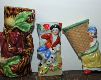 VINTAGE JAPAN WALL POCKETS