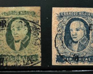 PART OF A NICE SELECTION OF MEXICAN POSTAGE