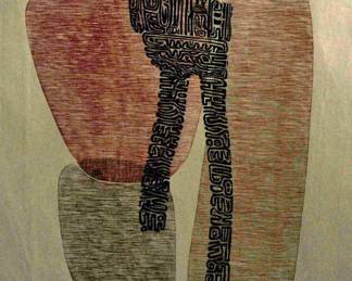 LISTED ARTIST HOWARD CHURCH SILK SCREEN PAINTING