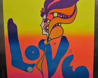 RAREORIGINAL FULL SIZE PETER MAX POSTERS 24' x 36" LOVE POSTER