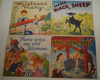 4 POPUP CHILDRENS BOOKS