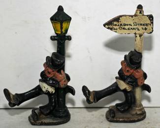 VINTAGE CAST IRON FIGURAL BOTTLE OPENERS NEW ORLEANS