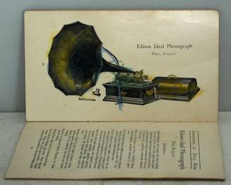 EDISON PHONOGRAPHS ADVERTISING PHAMPLET