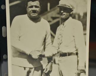 VINTAGE PHOTOGRAPH OF BABE RUTH
