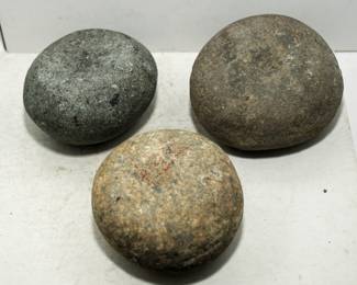 NATIVE AMERICAN STONE GAME BALLS