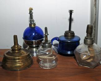 VINTAGE LABORATORY ALCOHOL LAMPS