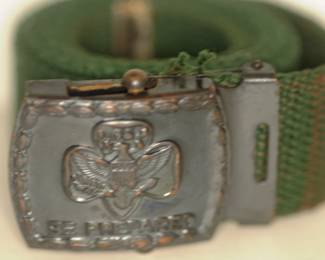 30's GIRL SCOUT WEB BELT