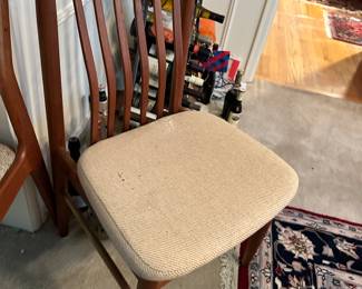 MCM teak dining chairs