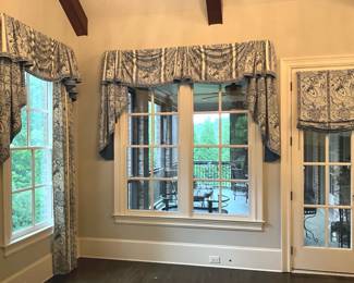 Blue And White Window Treatments