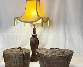Mid Century Asianstyle Table Lamp  Friends 