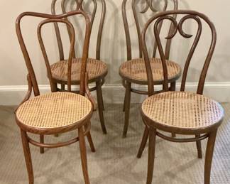 Cane Dining Side Chairs