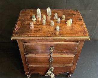 Miniature French Walnut Chest