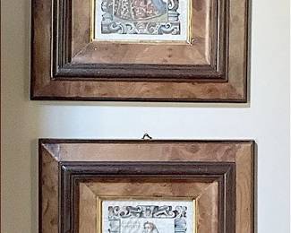 Antique Hand Colored Engravings