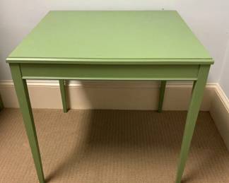 Painted Green Table