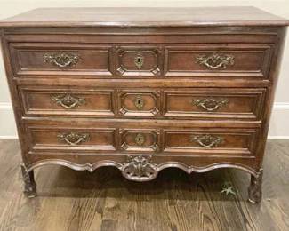 Authentic Louis XV Oak Dresser