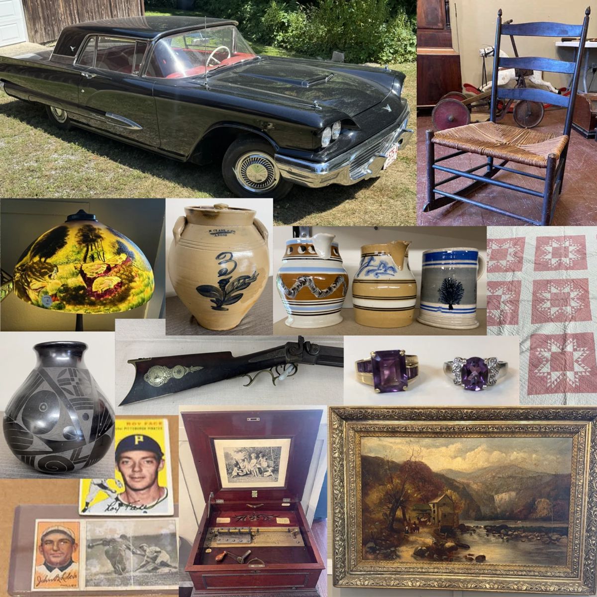 Monday, August 11 - Sunday, August 24.
Antique Auction including items from Various Local Estates.