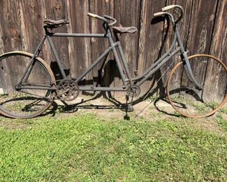 Antique Eldredge Tandem Bicycle