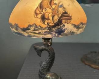 Vintage Pair-point Lamp
