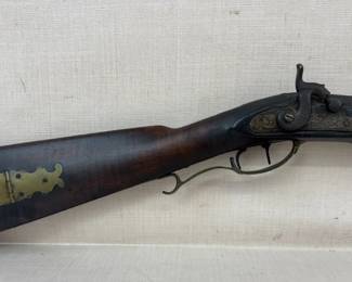 Antique Percussion Tiger Maple Rifle