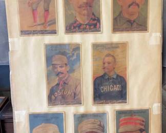 Vintage Baseball Card Display