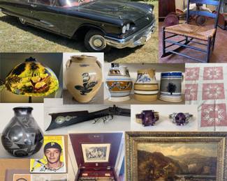 Monday, August 11 - Sunday, August 24.
Antique Auction including items from Various Local Estates.