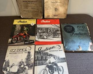 Antique Indian Motorcycle Manuals and Magazines