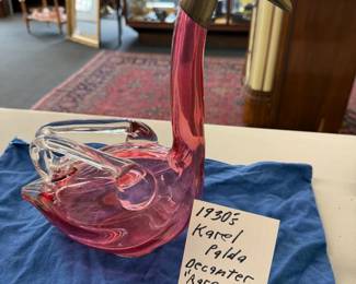 Decorative Cut Glass Bird