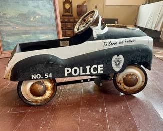 In Step Police Pedal Car