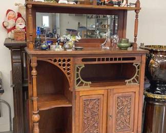 Antique Victorian Vitrine
