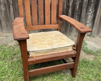 Antique Stickley Arts and Crafts Arm Chair