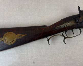 Antique Tiger Maple Percussion Rifle