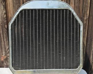 Antique Warren Nickel Grill Shell and Radiator