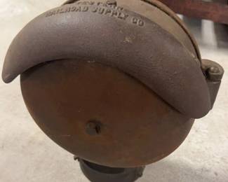 Vintage Western Railroad Supply Co. Crossing Bell