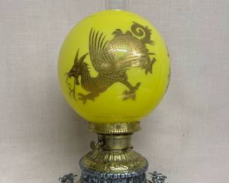 Dragon Oil Lamp
