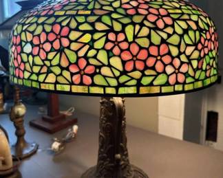 Leaded Glass Table Lamp