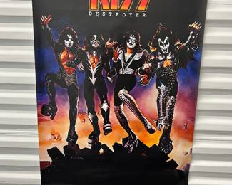 KISS Destroyer Poster 24x35” Official 2015 Reissue – Epic Rights – Ken Kelly Art