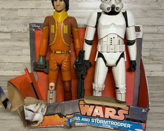 Star Wars Rebels Ezra Bridger & Stormtrooper 18” Figures 2-Pack Jakks Pacific