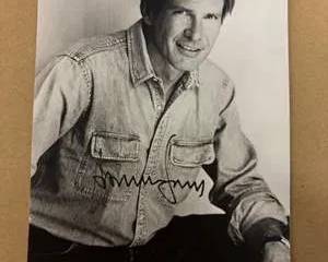 Harrison Ford Autographed 5.5x7” Photo Black & White Signed Celebrity Memorabilia