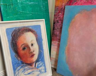 large portraits, abstracts
