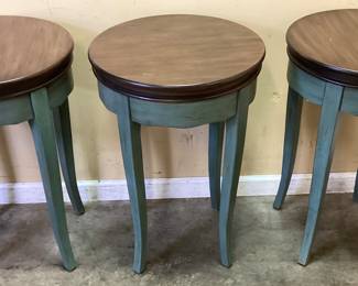 3 POWELL WOODEN STOOLS No shipping Pickup only