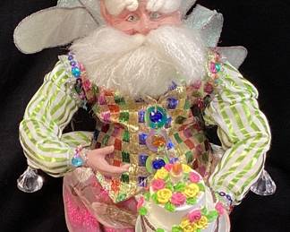 MARK ROBERTS PEPPERMINT CANDY FAIRY, 24in H