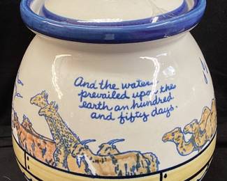 LOUISVILLE STONEWARE NOAHS ARK COOKIE JAR