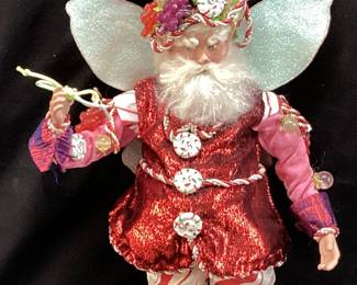  MARK ROBERTS PEPPERMINT CANDY FAIRY, 24in H