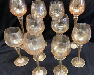 10 STEMWARE CANDLES HOLDERS