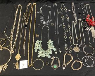 ASSORTED COSTUME JEWELRY, NATASHA, ALFANI, WHBM, LR